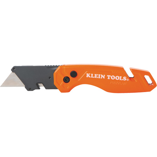 Folding Utility Knife With Blade Storage, 1" Blade, Steel Blade, Metal Handle Dufferin Supply