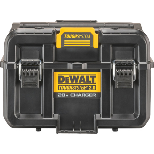 Chargeur 20V &agrave; deux ports ToughSystem 2.0, 14" x 15" x 9", Noir/Jaune Dufferin Supply