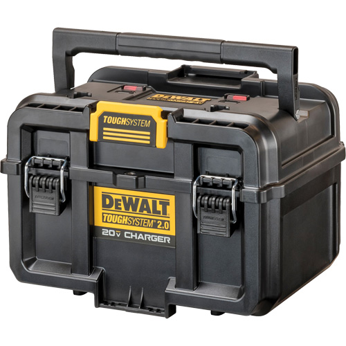 Chargeur 20V &agrave; deux ports ToughSystem 2.0, 14" x 15" x 9", Noir/Jaune Dufferin Supply