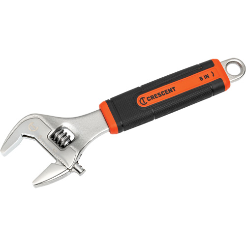 Adjustable Wrench, 6" L, 26 mm/1-4/5" Max Width, Chrome/Polished Dufferin Supply