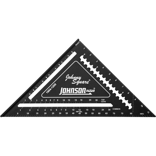 12" Johnny Square&reg; Professional Easy-Read Rafter Square Dufferin Supply
