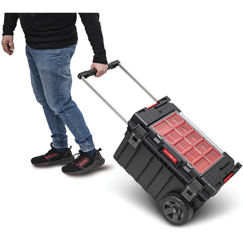 Arx&reg; Rolling Tool Chest, 23-4/5" x 16" x 15-3/5", Black Dufferin Supply