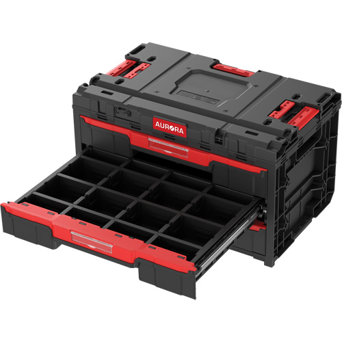 Arx&reg; 3-Drawer Toolbox, 23-1/10" x 15" x 13-2/5", Black Dufferin Supply