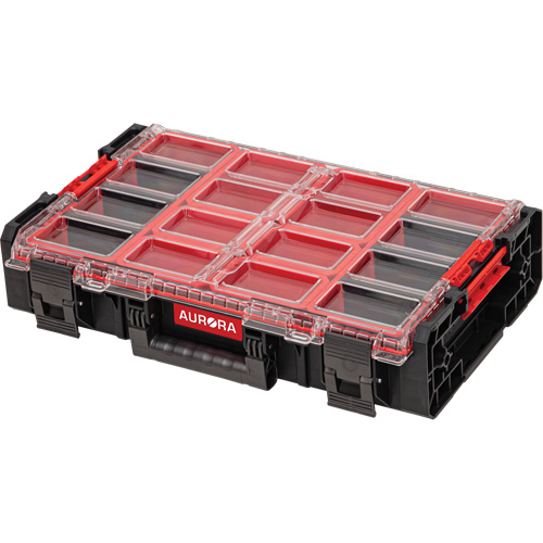 Organisateur tr&egrave;s-grand avec bacs courts Arx, 23" x 15-1/5" x 5", Noir Dufferin Supply