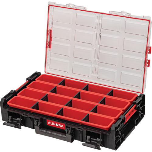 Organisateur tr&egrave;s grand avec bacs longs Arx, 23" x 15-1/5" x 5", Noir Dufferin Supply