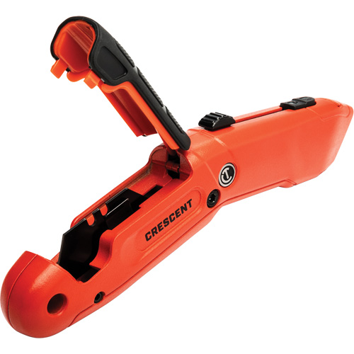 Couteau de s&eacute;curit&eacute; autor&eacute;tractable, 1", Acier, Prise en Aluminium Dufferin Supply