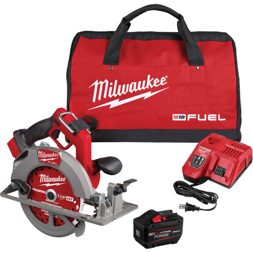 Fuel Circular Saw Kit, 7-1/4", 18 V Dufferin Supply