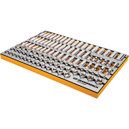 Jeu d'outils pour maître m&eacute;canicien MEGAMOD dans des plateaux en mousse modulaire de premi&egrave;re qualit&eacute; avec rangement d'outils, 1024 morceaux Dufferin Supply