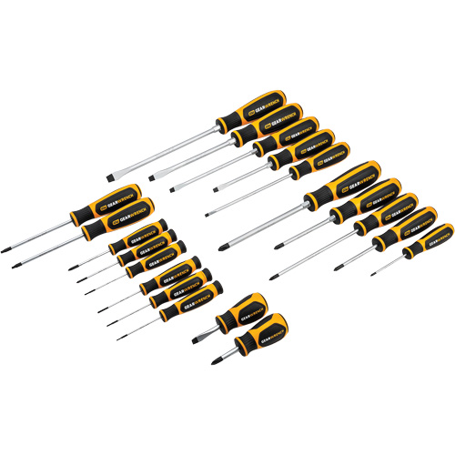 Jeu de tournevis bimat&eacute;riau &agrave; fente, Phillips, Torx, 20 mcx. Dufferin Supply