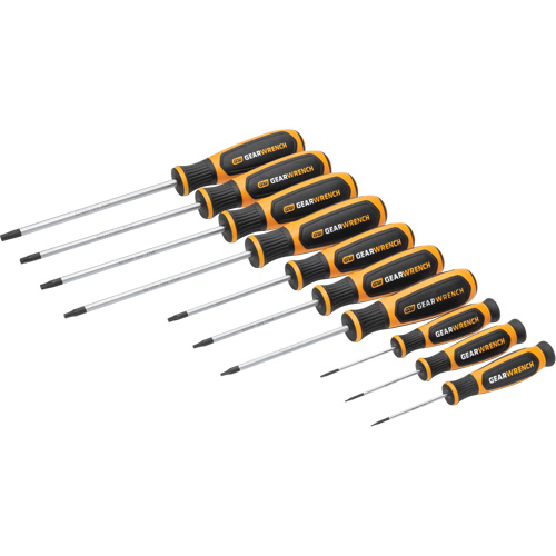 Jeu de tournevis bimat&eacute;riau Torx dans un plateau de rangement en mousse, 10 mcx Dufferin Supply