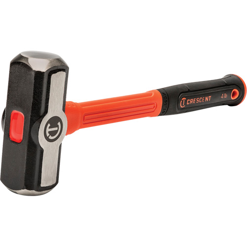 Fiberglass Engineer Hammer, 4 lbs Head Weight, 14" L Dufferin Supply