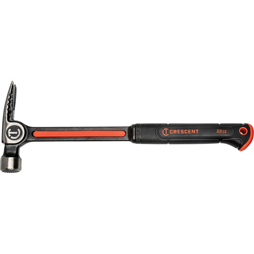 Steel Milled-Face Framing Hammer, 22 oz., Solid Steel Handle, 16" L Dufferin Supply