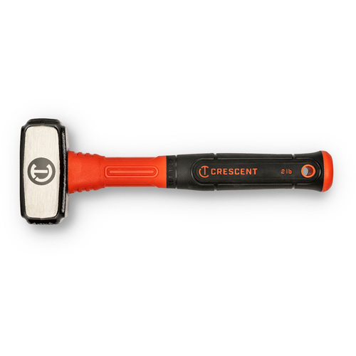 Drilling Hammer, 2 lbs., Cushion/Fibreglass Handle, 4" L Dufferin Supply