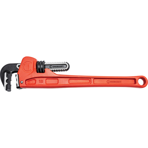 Cl&eacute; &agrave; tuyau &agrave; m&acirc;choires K9, Cap des m&acirc;choires 2-7/8", Longueur 18", Fini Rev&ecirc;tement en poudre, Prise Ergonomique Dufferin Supply