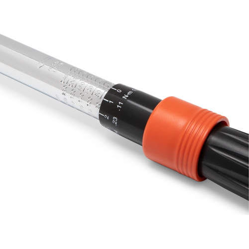 Micrometer Torque Wrench, Dial, 3/8" Square Drive, 50 - 250 in-lbs. Dufferin Supply