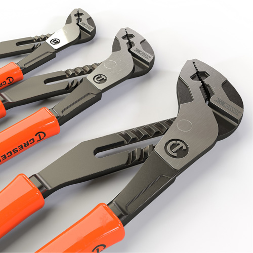 Z2 K9 Straight Jaw Dipped Handle Tongue & Groove Plier Set, 3 Pieces Dufferin Supply