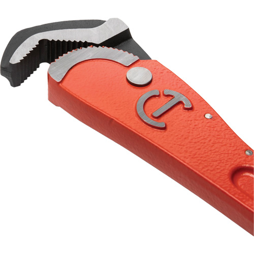 Cl&eacute; pour tuyau acier auto-ajustable, Cap des m&acirc;choires 1-1/2", Longueur 12", Fini Rev&ecirc;tement en poudre, Prise Non-ergonomique Dufferin Supply