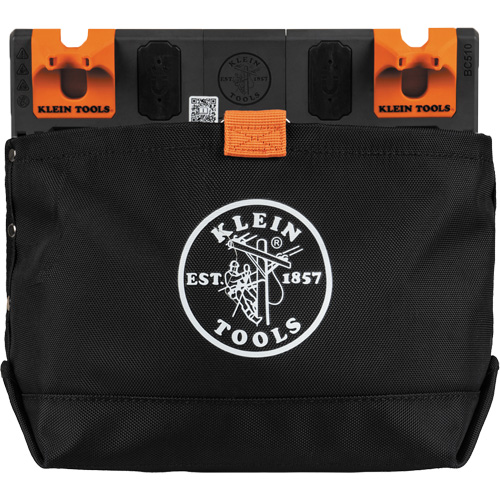 Module de poche pour quincaillerie avec crochet en S Bucket Work Centre, Nylon, 1 pochettes, Noir/Orange Dufferin Supply