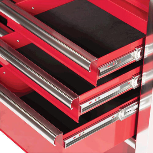 PRC4211 Armoire roulante de s&eacute;rie Pro, 11 tiroirs, 42" la x 18" p x Rouge Dufferin Supply