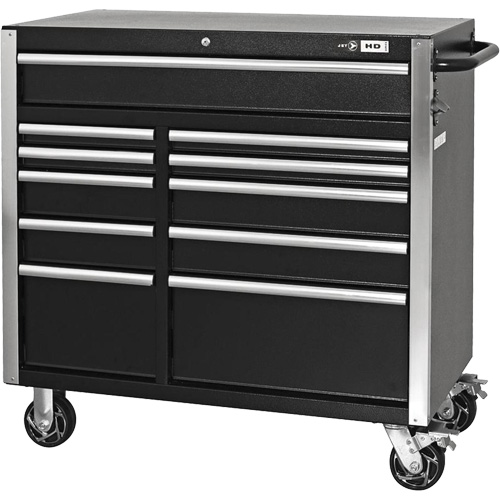 HDCC-4115 Combo boîte &agrave; outils s&eacute;rie HD, 21-1/2" P x 44-1/5" la x 63-3/10" h, Noir Dufferin Supply