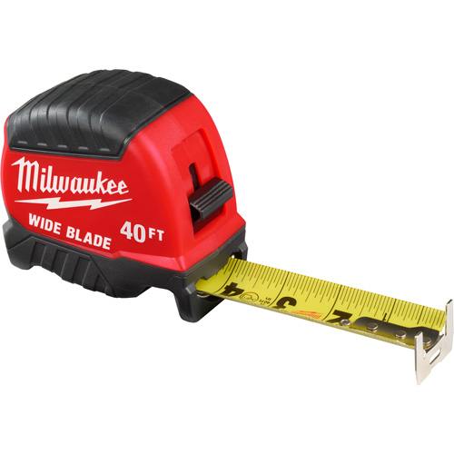 Wide Blade Tape Measure, 1-3/8" x 40' Dufferin Supply
