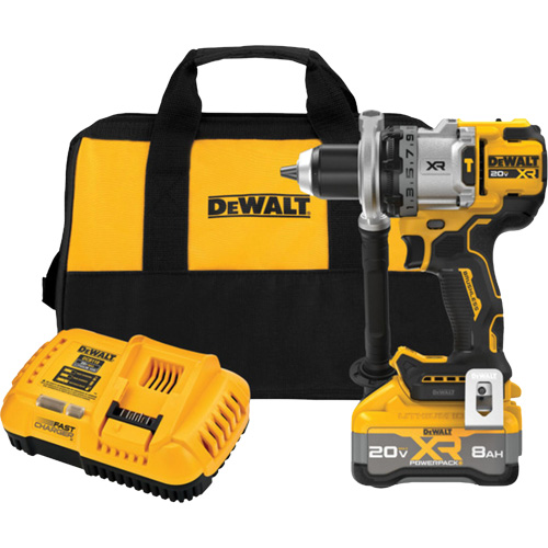 MAX* XR&reg; Brushless Cordless 3-Speed Hammer Drill Kit with XR POWERPACK Battery, 1/2" Chuck, 20 V Dufferin Supply