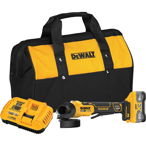 Meuleuse angulaire sans balai et sans fil MAX* XR avec XR POWERPACK, Roue de 4-1/2" - 5", 20 V Dufferin Supply