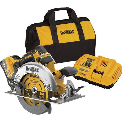 Trousse de scie circulaire sans balai sans fil MAX* XR avec XR POWERPACK, 7-1/4", 20 V Dufferin Supply