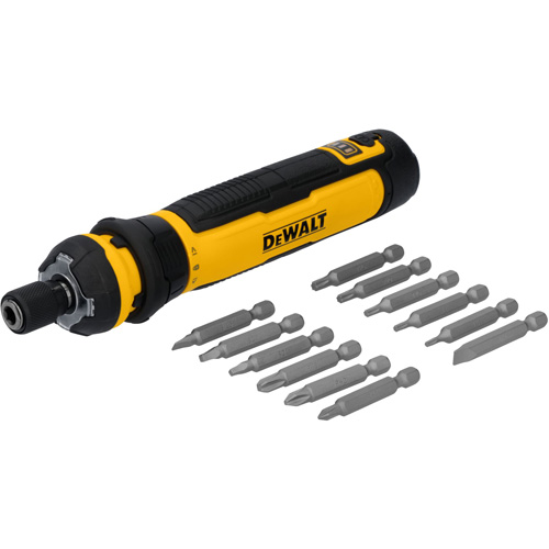 14-Piece Cordless Screwdriver Set with FLEXDRIVE Control, 4 V, 44 in-lbs/5 Nm Max. Torque Dufferin Supply