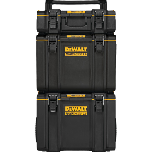 TOUGHSYSTEM&reg; 2.0 Rolling Tower, 24" x 20-2/5" x 34-1/2", Black/Yellow Dufferin Supply