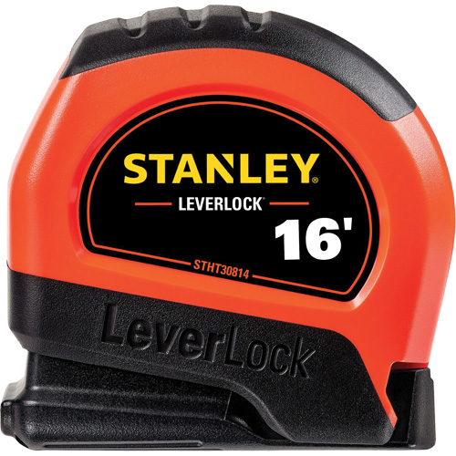 High-Visibility LEVERLOCK&reg; Tape Measure, 16', Imperial Graduations Dufferin Supply