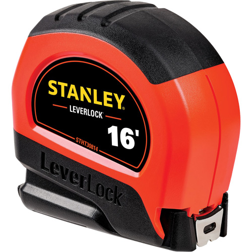 High-Visibility LEVERLOCK&reg; Tape Measure, 16', Imperial Graduations Dufferin Supply