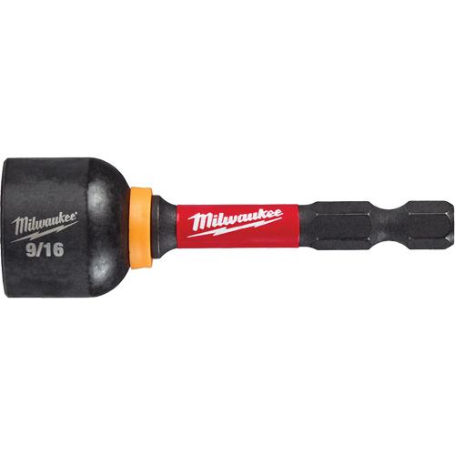 SHOCKWAVE Impact Duty Magnetic Nut Driver, 9/16" Drive, 2-9/16" L, Magnetic Dufferin Supply
