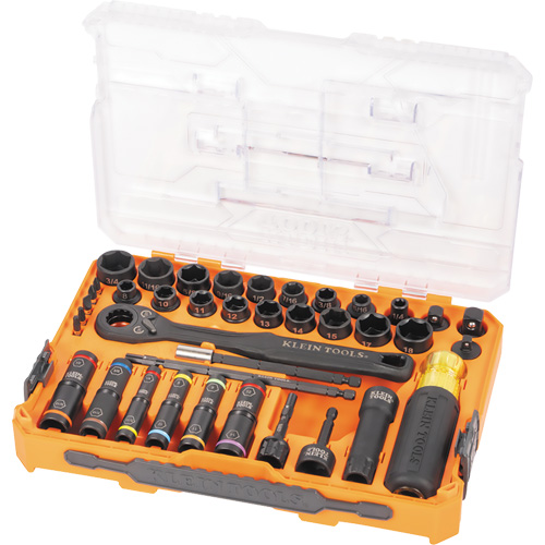 KNECT Complete Impact Pass Through & Flip Socket Set, 39 Pcs, Impact Dufferin Supply
