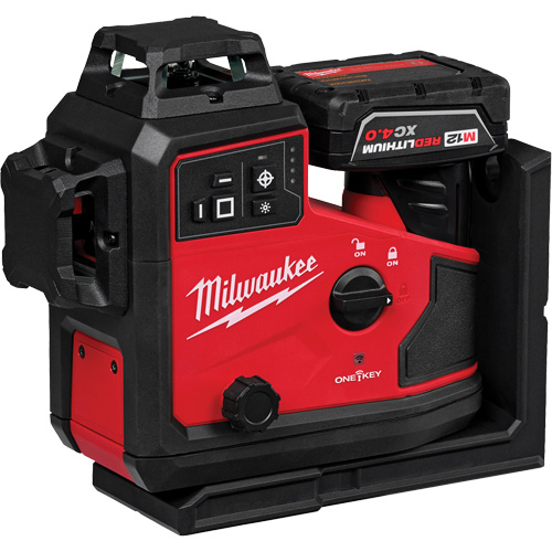 Laser vert &agrave; 3 plans sur 360° M12 avec r&eacute;cepteur et alignement automatique Dufferin Supply