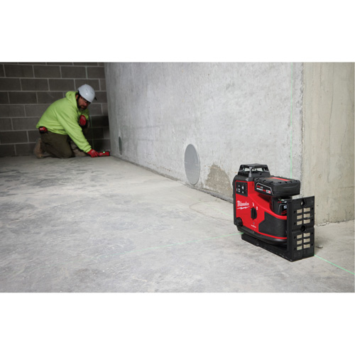 Laser vert &agrave; 3 plans sur 360° M12 avec r&eacute;cepteur et alignement automatique Dufferin Supply