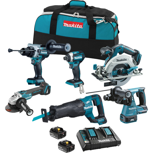 Ensemble 6 outils &agrave; moteur sans balai LXT, Lithium-ion, 18 V Dufferin Supply