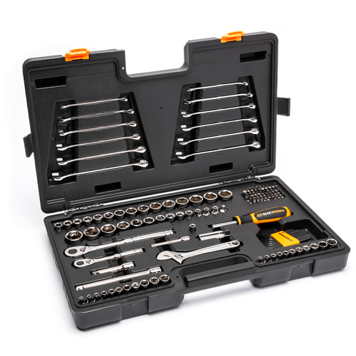 Jeu doutils de qualit&eacute; professionnelle &agrave; 72 dents, 6 pans et &agrave; prise 3/8" et 1/4" Dufferin Supply