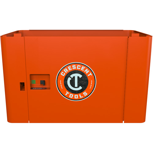Armoire de rangement s&eacute;curis&eacute;e RAILWORKS en acier avec panneau &agrave; porte simple verrouillable Dufferin Supply