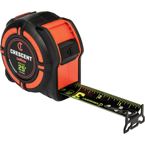 WORKHORSE NITE EYE Tape Measure, 1-1/4" x 25', SAE Graduations Dufferin Supply