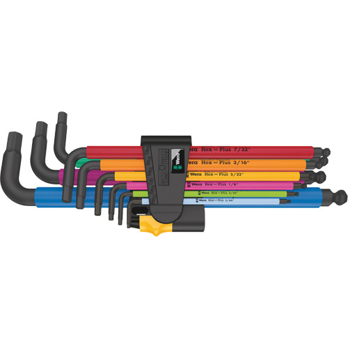 950/9 Hex-Plus Multicolour L-Key Set, 9 Pcs., Imperial Dufferin Supply