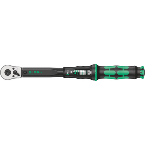 Click-Torque B2 Torque Wrench with Reversible Ratchet, Click, 3/8" Square Drive, 20 - 100 Nm Dufferin Supply