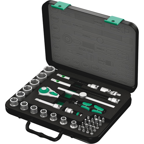Jeu de cliquets rapides Zyklop 8100 SB 4, 38 Mcx, Prise de 3/8" Dufferin Supply