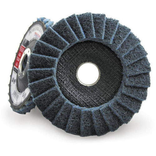 POWERBLEND SCD Surface Conditioning Flap Disc, 4-1/2" x 7/8", Type 29, Fine Grit Dufferin Supply