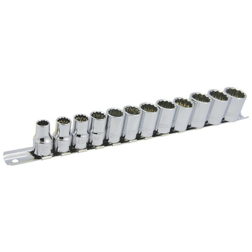 Jeu de douilles m&eacute;triques &agrave; 12 pans SS3812M-12 , 12 Mcx, Prise de 3/8" Dufferin Supply