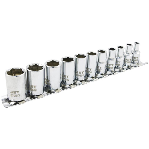 Jeu de douilles m&eacute;triques &agrave; 6 pans SS1411M-6, 11 Mcx, Prise de 1/4" Dufferin Supply