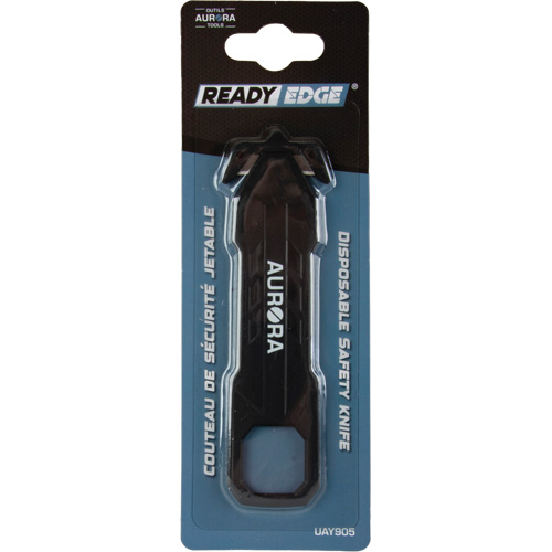 Couteau de s&eacute;curit&eacute; jetable , Acier inoxydable, Prise en Plastique Dufferin Supply