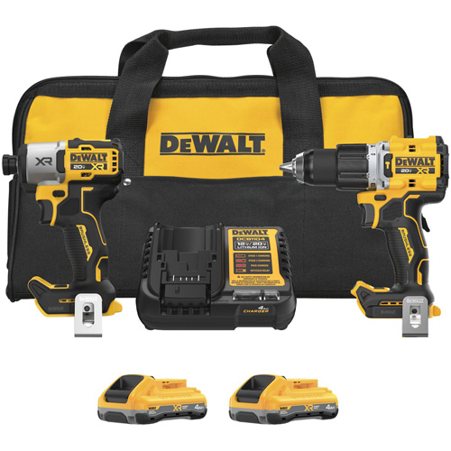 XR&reg; 2-Tool Hammer Drill/Impact Combo Kit with POWERPACK Batteries, Lithium-Ion, 20 V Dufferin Supply