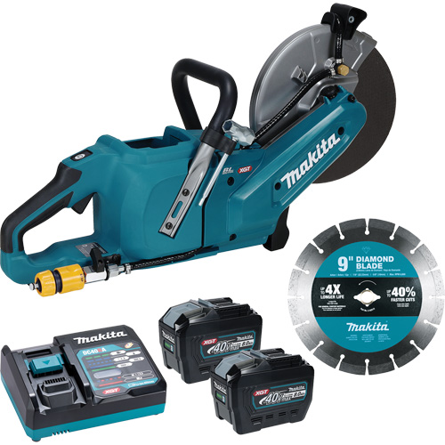 Tronçonneuse &agrave; meule &eacute;lectrique 40?V?max XGT sans balais avec trousse de batteries 8,0?Ah , 9", 40 V Dufferin Supply