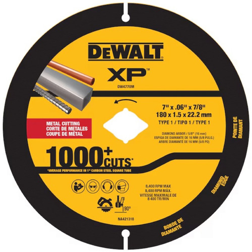 Lame diamant&eacute;e XP pour m&eacute;tal pour meuleuses angulaires et scies circulaires Dufferin Supply